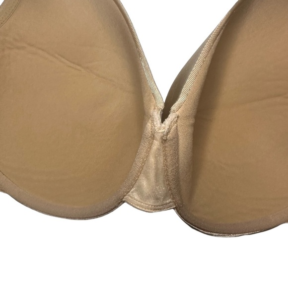 Cacique Full Coverage Underwire Support Lined Lane Bryant Nude Bra size 44DD - Picture 8 of 9